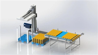 Дождь или блеск! Одноколонные поддоны доставляются, чтобы расширить возможности производства мале...